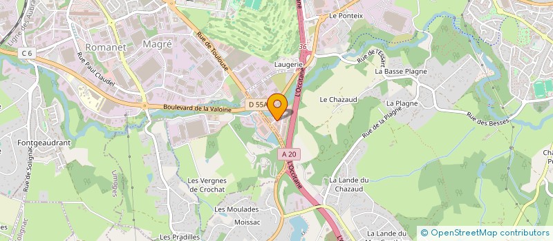 localisation de l'entreprise SARL MILLENIUN  FEYTIAT