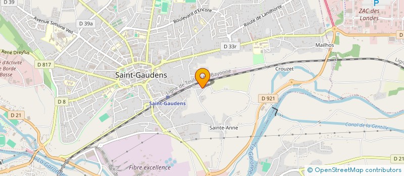 localisation de l'entreprise SARL MILLET  VILLENEUVE-DE-RIVIERE