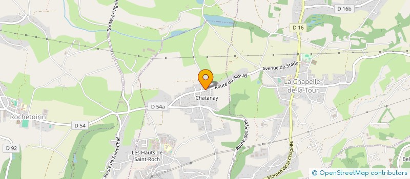 localisation de l'entreprise SARL MILLET IV  LA TOUR-DU-PIN