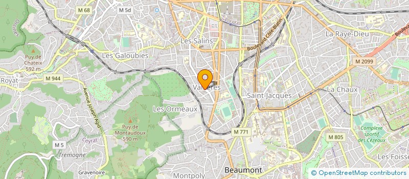 localisation de l'entreprise SARL MILTONN à CLERMONT-FERRAND