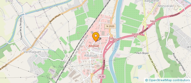 localisation de l'entreprise SARL MILWAUKEE DINER  MONTAUBAN