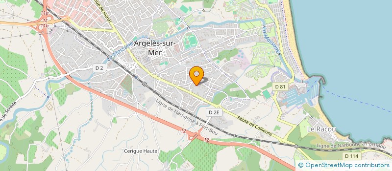 localisation de l'entreprise SARL MINE DE RIEN  ARGELES-SUR-MER