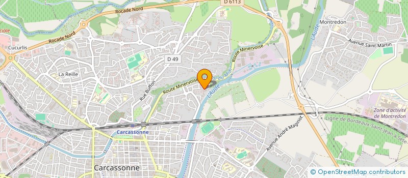 localisation de l'entreprise SARL MINELSEB  CARCASSONNE