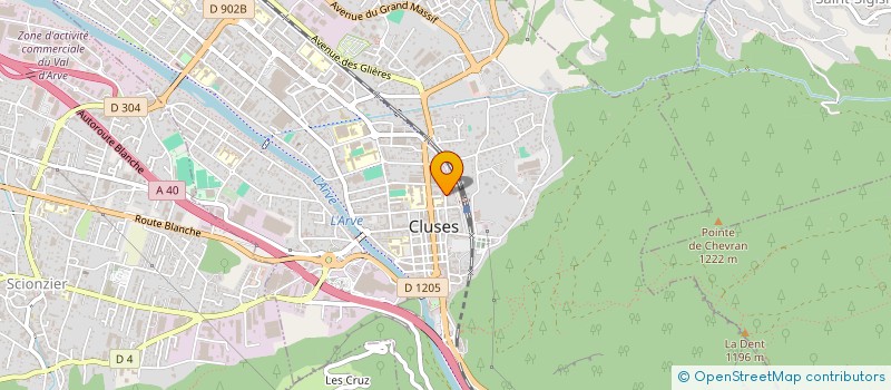 localisation de l'entreprise SARL MINO GEORGES ET FILS à CLUSES