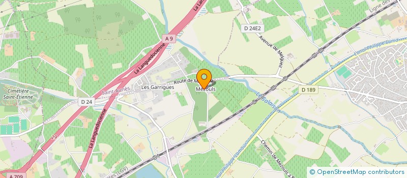 localisation de l'entreprise SARL MINRIC  LA PLAGNE TARENTAISE