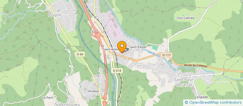 localisation de l'entreprise SARL MIQUEL ET FILS à SAINT-PAUL-DE-JARRAT