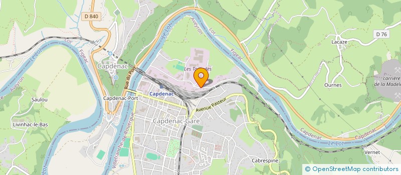 localisation de l'entreprise SARL MIQUEL LOGISTIQUE ET SERVICES à CAPDENAC-GARE