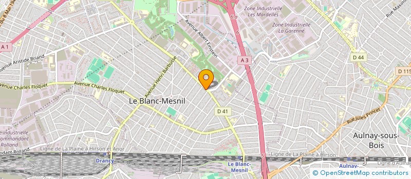 localisation de l'entreprise SARL MIR-BAT à LE BLANC-MESNIL