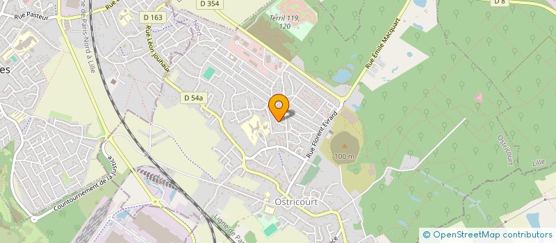 localisation de l'entreprise SARL MIRABELLE à OSTRICOURT