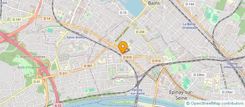localisation de l'entreprise SARL MIRAGES SERVICES 95 à EPINAY-SUR-SEINE