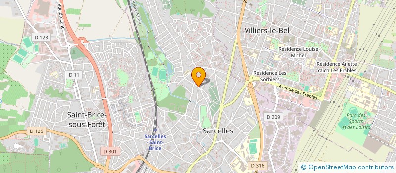 localisation de l'entreprise SARL MIRANDA SERVICES à SARCELLES