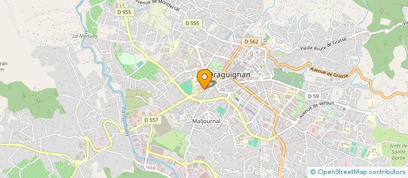 localisation de l'entreprise SARL MIRAVIDI  DRAGUIGNAN