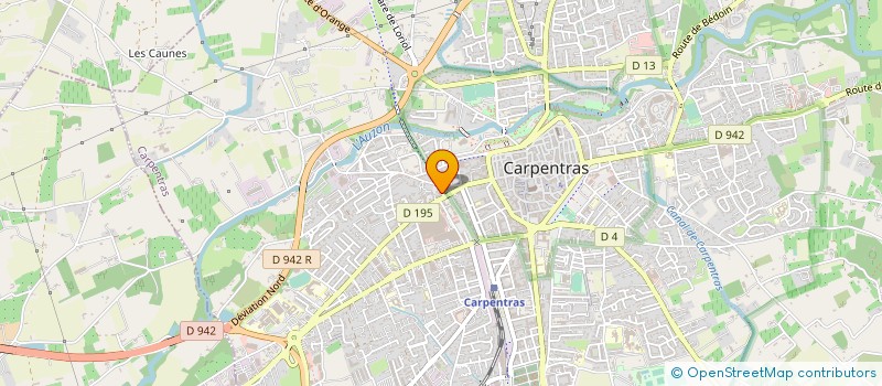 localisation de l'entreprise SARL MIROITERIE DU COMTAT  CARPENTRAS