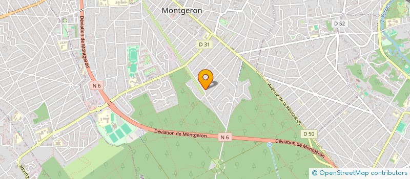 localisation de l'entreprise SARL MIROITERIE DU VAL D YERRES à MONTGERON