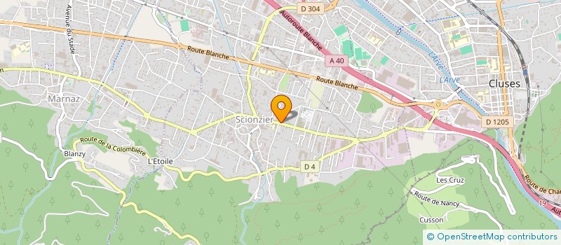 localisation de l'entreprise SARL MISSILLIER CLAUDE  SCIONZIER