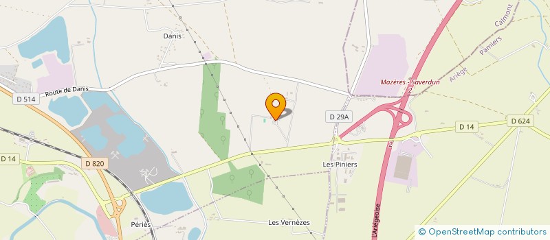 localisation de l'entreprise SARL MISTOU à SAVERDUN