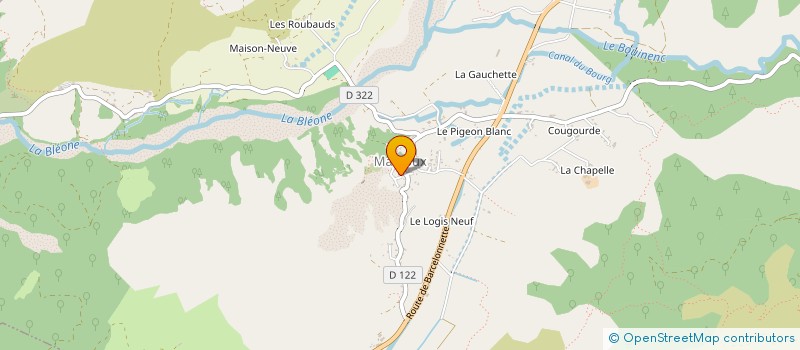 localisation de l'entreprise SARL MISTRAL ISNARD à MARCOUX