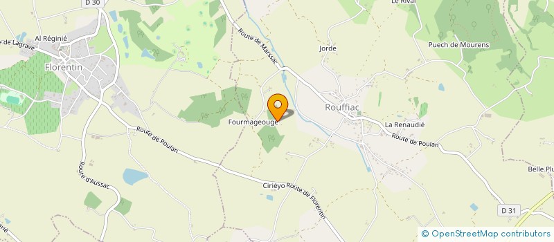 localisation de l'entreprise SARL MJ+ à ALBI