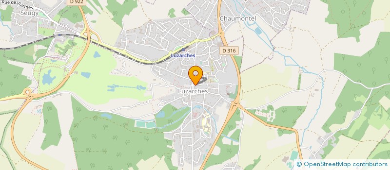 localisation de l'entreprise SARL MJ TENTATIONS  LUZARCHES