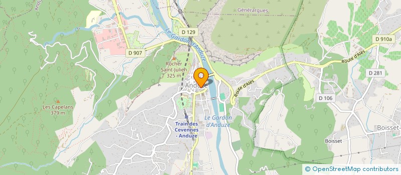 localisation de l'entreprise SARL MJ UNAI  SAINT-JEAN-DU-GARD