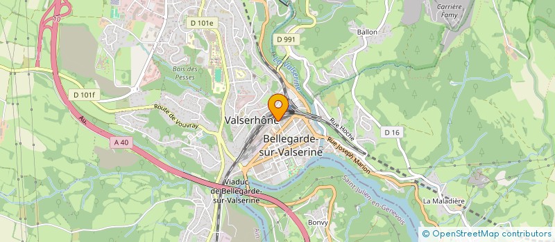 localisation de l'entreprise SARL MJC à VALSERHONE