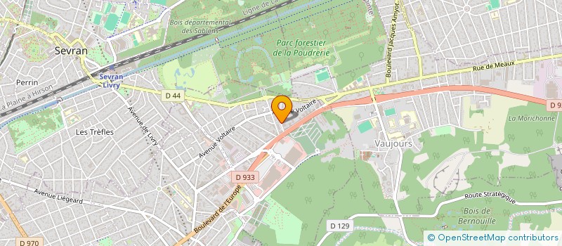 localisation de l'entreprise SARL MJC IMMOBAT  LIVRY-GARGAN