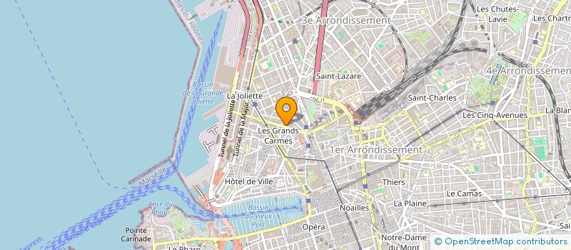 localisation de l'entreprise SARL MJP à MARSEILLE