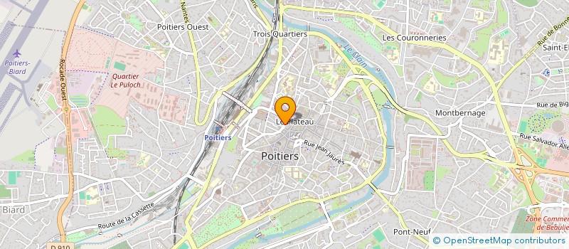localisation de l'entreprise SARL MJP à POITIERS
