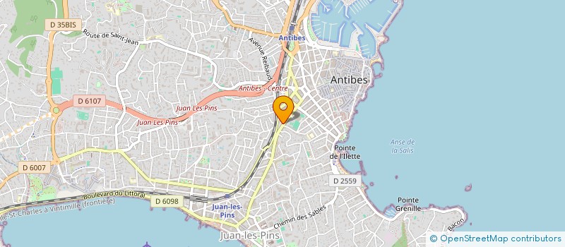 localisation de l'entreprise SARL MJRM à ANTIBES