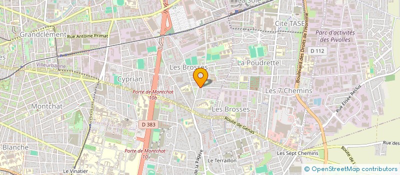 localisation de l'entreprise SARL MK COIFFURE  VILLEURBANNE