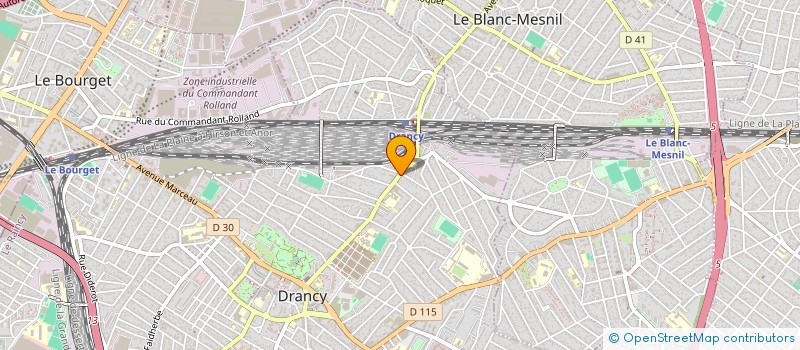 localisation de l'entreprise SARL MK PIECES AUTO à DRANCY