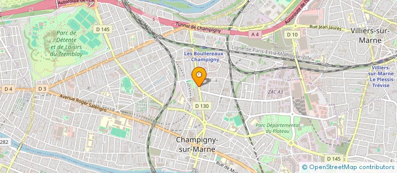 localisation de l'entreprise SARL MKHW à CHAMPIGNY-SUR-MARNE