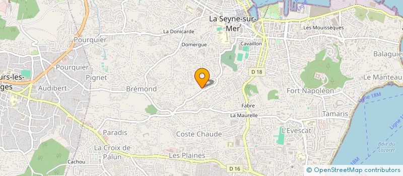 localisation de l'entreprise SARL ML à SANARY-SUR-MER