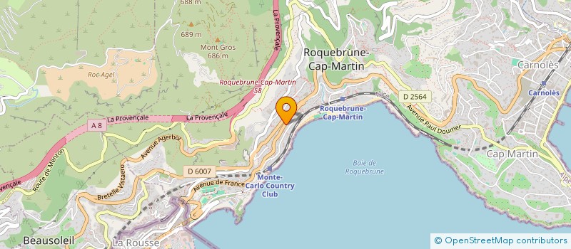 localisation de l'entreprise SARL ML KIOR  ROQUEBRUNE-CAP-MARTIN