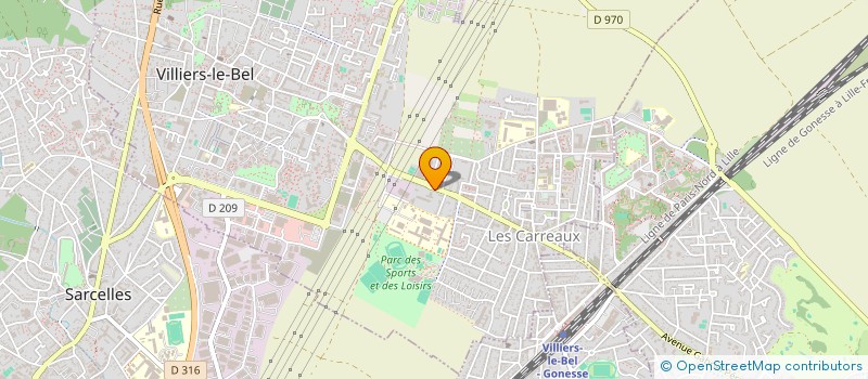 localisation de l'entreprise SARL ML SUPERMARKET  ARNOUVILLE