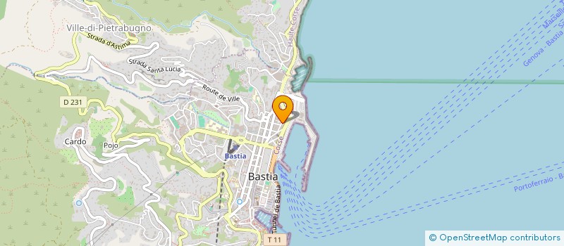 localisation de l'entreprise SARL ML2C à BASTIA
