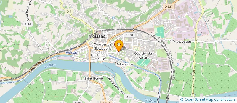 localisation de l'entreprise SARL MLLES LUCANTE ET BRISSEAU à MOISSAC