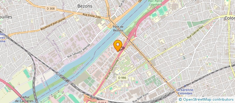 localisation de l'entreprise SARL MMS  NANTERRE