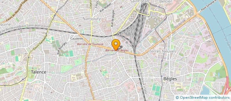 localisation de l'entreprise SARL MN FLEURS à BORDEAUX