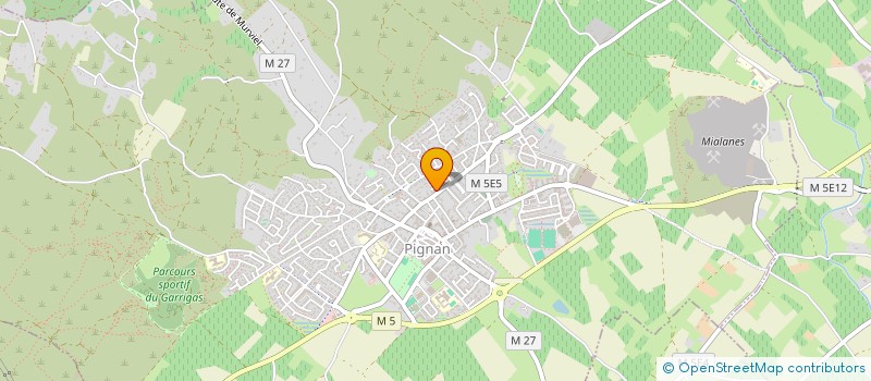 localisation de l'entreprise SARL MNL à PIGNAN