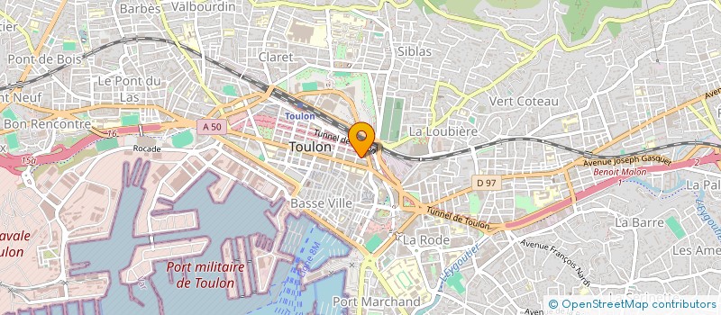 localisation de l'entreprise SARL MNTEL à TOULON