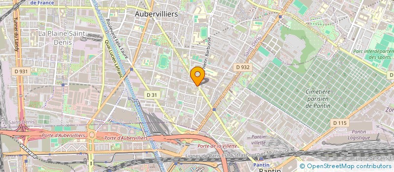 localisation de l'entreprise SARL MNTTT  AUBERVILLIERS