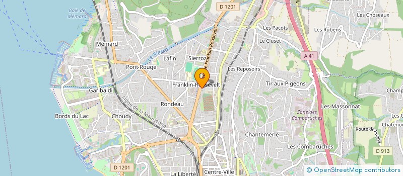 localisation de l'entreprise SARL MOANA à AIX-LES-BAINS