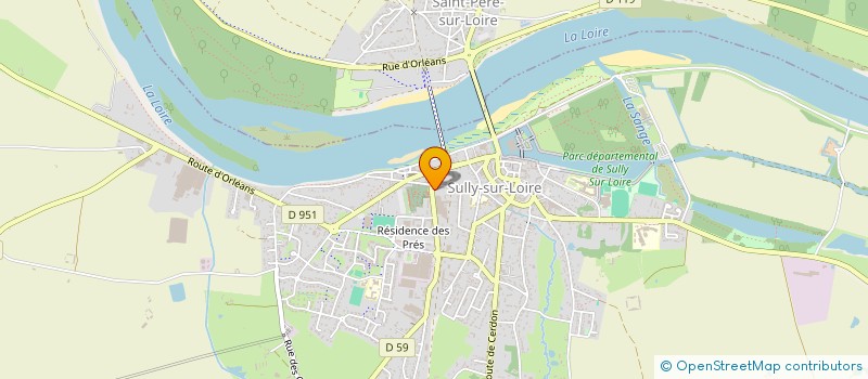 localisation de l'entreprise SARL MOANA VAHINE à SULLY-SUR-LOIRE