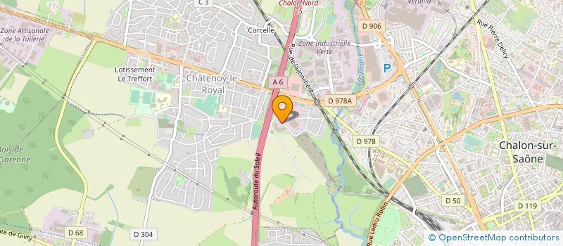 localisation de l'entreprise SARL MOBILEA CONCEPT  CHATENOY-LE-ROYAL