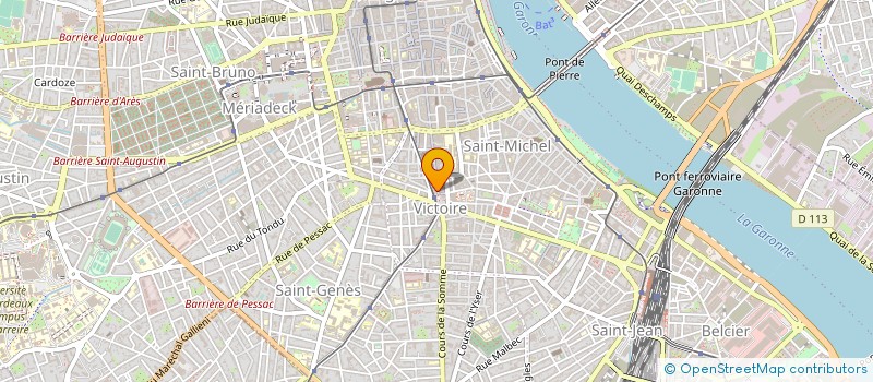 localisation de l'entreprise SARL MOCO COIFFURE à BORDEAUX