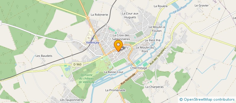 localisation de l'entreprise SARL MOD'ELLE à VALENCAY