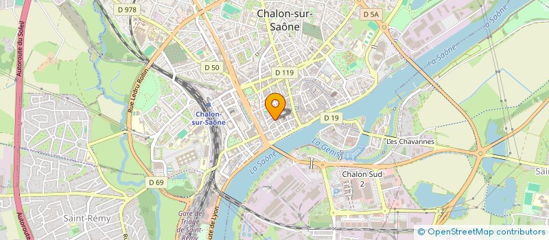 localisation de l'entreprise SARL MODE PASSION à CHALON-SUR-SAONE