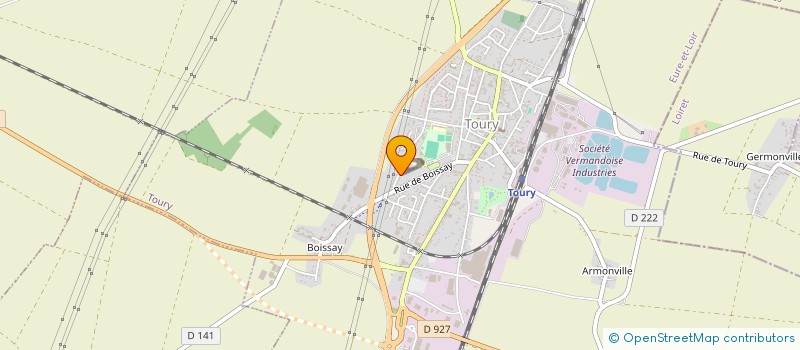localisation de l'entreprise SARL MODELIK à TOURY