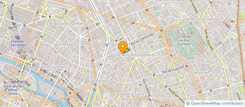 localisation de l'entreprise SARL MODELINE  PARIS